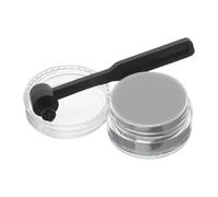 BUGUUYO Brosse de Nettoyage Antistatique pour Stylet de Disque Vinyle - Kit 2 Pièces Gel Protecteur Doux - Brosse Carbone pour Aiguille de Tourne-Disque - Entretien Portable pour Disques