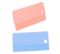 BUGUUYO Brosse de Toilettage pour Animaux de Compagnie 2 Pièces Brosse Anti-Poils en Silicone Peigne Épilateur pour Chiens et Chats Outil de Nettoyage Mue
