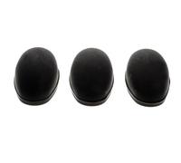 BUGUUYO Cache-clé Latéral et Rangement Pratique en Caoutchouc Noir pour Saxophone, 3 Pièces, Facile à Nettoyer pour Accessoires D'instruments à Vent