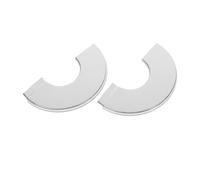 BUGUUYO Cache-rosace Ronde Fendue Acier Inoxydable pour Tuyau Plaque Murale Décorative Couvre Bride de Tuyau Facile à Installer pour Salle de Bain