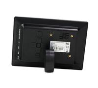 BUGUUYO Cadre Photo NuméRique 7 Pouces Lecteur Publicitaire avec TéLéCommande Support USB Carte 32 Go pour Bureau Et Mur ÉCran LED 800X480 Noir