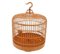 BUGUUYO Cage À Oiseaux Ronde en Plastique De Style Vintage pour Perroquets Perruches Petits Oiseaux