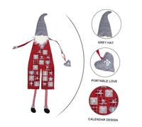 BUGUUYO Calendrier de Suspendu Gnome sans Visage Décor de Noël Joyeux Ornement pour Chambre et Salon Cadeau et Adulte