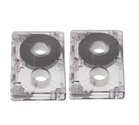 BUGUUYO Cassette Vierge d'enregistrement Mini Cassette magnétophone 2pcs 60 Minutes Plastique pour Apprentissage linguistique et interviews Professionnelles