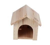 BUGUUYO Chalet pour Rongeurs Maison Triangle Pin pour Chinchilla Et Écureuil Fournitures Et Résistantes