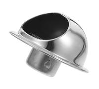 BUGUUYO chapeau de cheminée capuchon d'aération du toit couvercle de grille d'aération en acier inoxydable chapeaux de pluie pour cheminée acier inoxydable 304 Silver