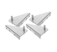 BUGUUYO Charnières de Congélateur en Acier Inoxydable 4pcs Vibrations, de Porte 37mm, Accessoires pour Portes de Frigo Domestique et Lieux Commerciaux