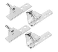 BUGUUYO Charnières de Porte de Réfrigérateur Robustes en Acier Inoxydable Accessoires de Remplacement pour Réfrigérateurs Installation Facile Compatibles pour 4-6