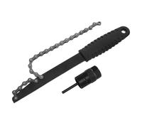 BUGUUYO Clé à Cassette Vélo Kit Outils Démontage Bague de Verrouillage Cassette Outil Réparation Compatible Multifonction Accessoire Compact pour Entretien et Démontage