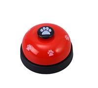 BUGUUYO Cloches d'apprentissage pour Chiens Dispositif de Communication en Plastique Motifs d'Empreintes de Pas Facile à Utiliser Son Fort pour Chiots et Chiens Entraînement à la Propreté