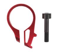 BUGUUYO Collier de Serrage en Alliage D'aluminium avec Vis pour Levier de Vitesses de Vélo 22,2 Mm, Clip de Fixation pour Câble de Dérailleur, Matériel D'installation Vélo Solide et Précis