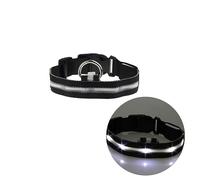 BUGUUYO Collier Lumineux Nylon pour Chien avec LED Et à Eau Lumière Blanche pour Assurer La Sécurité Nocturne De Votre Animal