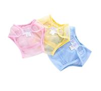 BUGUUYO Couche-Culotte Dentraînement pour Bébé De 6 À 12 LB Couvre-Couche en Maille Respirante Et Lavable Jaune Taille 80 Occasions