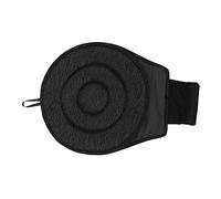 BUGUUYO Coussin de Siège Pivotant Réutilisable Noir Double Anneau pour Personnes Âgées Femmes Enceintes Confort Respirant 4 Saisons Voiture Bureau