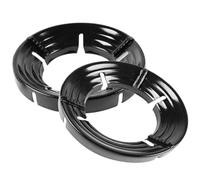 BUGUUYO Couvercle De Protection Émail Pour Cuisinière à Gaz Pare-vent Réflexion Du Feu Effet Rassembleur De Flammes Adapté Maison Et Restaurant Ouvertures