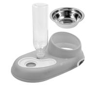 BUGUUYO Distributeur Deau Et De Nourriture pour Chat dans Un Seul Bol Deau Automatique pour Animaux De Compagnie Support De Nourriture pour Chats Utilisation en Animalerie