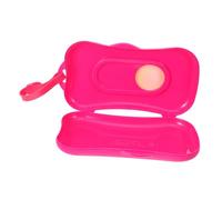 BUGUUYO Distributeur Lingettes Portable Rose Étui Compact et Léger pour Lingettes Rangement Pratique pour Voyage et Sorties Boîte Hermétique Facile à Ouvrir et Transporter