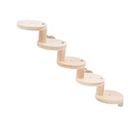 BUGUUYO Échelle Décorative pour Hamster Jouet en Bois À 5 Couches pour Cage De Petit Animal Équipement Dexercice Décoratif