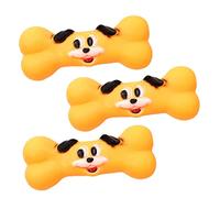 BUGUUYO Ensemble De 3 Jouets Interactifs pour Chiens Jouets À Mâcher Couineurs en Forme De Chien pour Lutter Contre Lennui Et Les Comportements Destructeurs