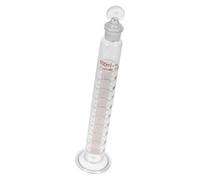 BUGUUYO Éprouvette Graduée Bouchée Tube De Chimie Éprouvette De Laboratoire Bouchon De 100 Transparent Outils De Mesure Clairs Onces Mélange De Laboratoire