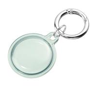 BUGUUYO Étui de Protection Portable et Résistant Anti-Rayures pour Localisateur Housse de Protection Complète Transparent Vert pour Clés Animaux et Sacs Anti-Chocs