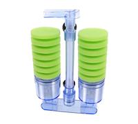 BUGUUYO Filtre d'aquarium boîte Filtre éponge pour Aquarium Nettoyeur Pouvoir biographie jauge Water Filter Salt Water Bactéries Filtre filtres éponge Accessoires d'aquarium Plastique Blue