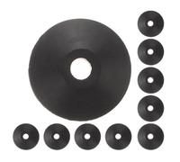 BUGUUYO Fixation Abattant Wc Joint D'étanchéité Conique en Caoutchouc Noir, Kit de 10 Pièces pour Réservoir de Toilette, Utilisation Polyvalente et Haute Résistance