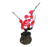 BUGUUYO Fleurs Artificielles Décoratives pour Plateau de Sushis, Accessoire Japonerie Traditionnel Rose, Décoration Réaliste D’Aquarium, Ornement Stable pour Restaurant, Café, Banquet,