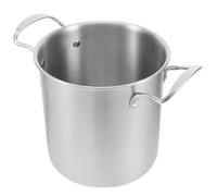 BUGUUYO Friteuse Professionnelle Acier Inoxydable avec Double Poignées Casserole de Cuisine pour Soupe et Friture Compatible Gaz et Induction pour Restaurant et Usage Domestique