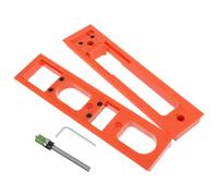 BUGUUYO Gabarit de Charnière Invisible Hydraulique en Alliage de Zinc Réglage Professionnel pour Installation Précise de Charnières de Porte de Meuble en Menuiserie