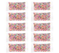 BUGUUYO Grains de Bonbons Simulés en Pâte Polymère 10 Sachets 10 G pour Décoration Artisanale DIY Coques Téléphone Accessoires Créatifs Légers pour Trousse et Bricolage