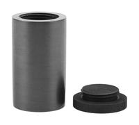 BUGUUYO Graphite Crucible With Threaded Lid High Temperature Crucible For Precious Metal Smelting And Jewelry Casting Laboratory Graphite Mold For Aluminum Iron