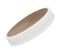 BUGUUYO Griffoir Rond Carton pour Chat Matelas à Gratter Réversible Nid Confortable Et Jouet pour Félin pour Intérieur Et Extérieur