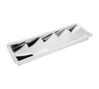 BUGUUYO Grille de Ventilation Marine en Acier Inoxydable 32,3 X 10,9 X 2,8 CM Persiennes 5 Lames pour Bateau et Yacht, Couvercle D’Aération Salée, Ventilation Optimale Cabine Bateau
