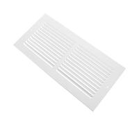 BUGUUYO Grille de Ventilation Métallique Blanche pour Climatisation Murale, Filtre en Maille, Design Moderne, Facile à Entretenir, Dimensions 40x20 Cm, pour Bureau et Maison