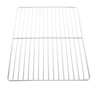 BUGUUYO Grille pour Barbecue en Acier Inoxydable 34,7x26,7 cm, Filet de Barbecue Multifonction Argent à Mailles, pour Barbecue d'extérieur, 1 pièce