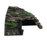 BUGUUYO Grotte Dhabitat pour Tortues Cachette pour Serpents Gecko Grimpant Abri pour Reptiles Se Prélassant Grotte Daquarium