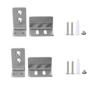 BUGUUYO Guide de Sol en Acier Inoxydable 304 pour Porte Coulissante Rouleau de Maintien de Porte Lot de 2 Largeur Réglable Silencieux et Solide Adapté Rainurées et Non Rainurées Usage