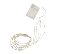 BUGUUYO Guirlande Lumière Cascade Lumineuse en Cuivre 5 Branches Extérieure et Fête de 1 Mètre Blanche Économe en Énergie pour Décoration Jardin