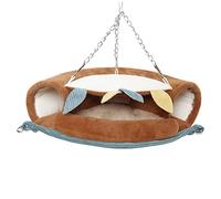 BUGUUYO Hamac Suspendu pour Petits Animaux Lit Douillet pour Hamster Et Rongeurs pour Hiver s Léger Et Offre Un Espace De Confortable