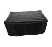 BUGUUYO Housse de Protection Noire Style Vintage Rectangulaire pour Gramophone en Tissu Oxford Étanche et Portable Utilisation en Extérieur