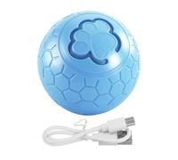 BUGUUYO Interactif Rechargeable pour Chien Moyen et Grand - Balle Rebondissante Électrique Lumineuse Bleue, Boule Mobile Automatique Étanche, pour Jeu Intérieur et Extérieur, Stimulation