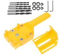 BUGUUYO Kit de 15 Pièces de Guides de Perçage pour Bois Forets à Bois Outil de Positionnement Portable pour Perçage Droit Gabarits de Chevilles pour Assemblage Précis