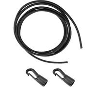 BUGUUYO Kit de Corde Élastique 5 M avec Crochets pour Kayak Fixation Robuste de Tente et Bateau Corde D’Amarrage Élastique Résistante Accessoire Outdoor pour Camping et Sports