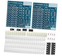 BUGUUYO Kit De Pratique De Soudage 2 Ensembles Plaque De Soudage Composant Carte Pcb Pour Les Compétences De Soudage De Composants Électroniques
