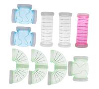 BUGUUYO Kit De Tubes De Jeu pour Hamster 9 Pièces Tunnels Droits en Plastique Jouet d'exercice D'exploration Extensible Aléatoire