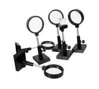 BUGUUYO Kit Expérimentation Optique avec Lentilles Convexes et Concaves Miroir Plan et Miroir Concave pour Équipement Pédagogique Physique Adapté Aux Élèves de Primaire et Collège