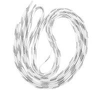 BUGUUYO Lacets de Hockey sur Glace Cirés 1 Paire 200 Cm Lacets Plats en Polyester Résistants à L’Usure pour Patins à roulettes et Chaussures de Sport D’extérieur Adaptés au Hockey