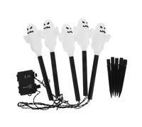 BUGUUYO Lampe LED Halloween Fantômes Étanche pour Extérieur Balise de Chemin à Piquet Facile à Installer Décoration Jardin Pelouse Patio