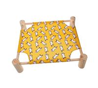 BUGUUYO Lit Surélevé pour Animaux De Compagnie Lit Lavable pour Chat Et Chien Panière Confortable Et pour Intérieur Extérieur Design Pratique Et Élégant Convient Aux Petits Animaux
